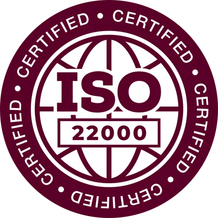 Certificado ISO 22000.